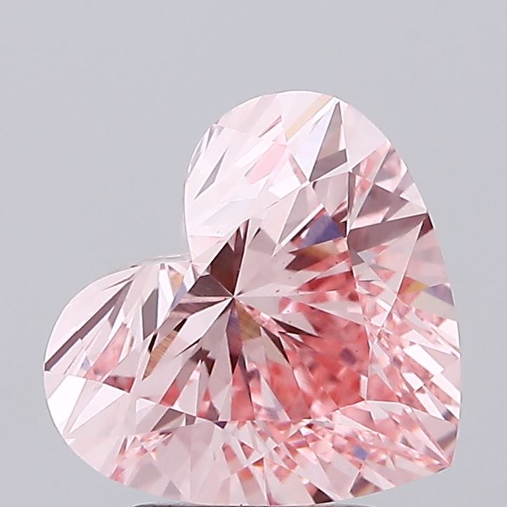 2.44ct Heart lab grown diamond