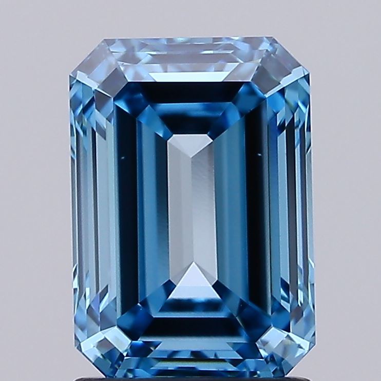 2.08ct Emerald lab grown diamond