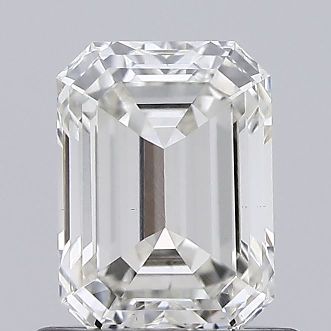 0.91ct Emerald lab grown diamond
