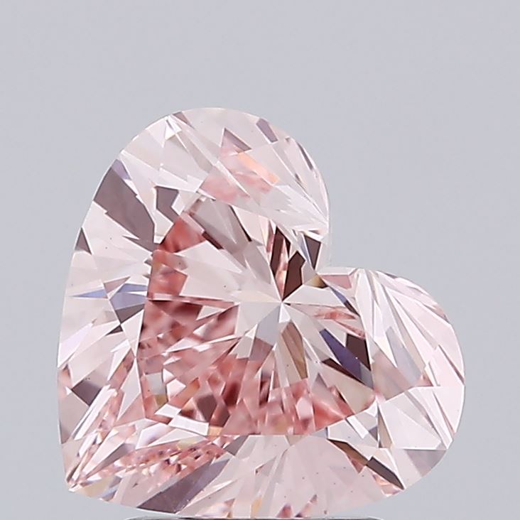 2.53ct Heart lab grown diamond