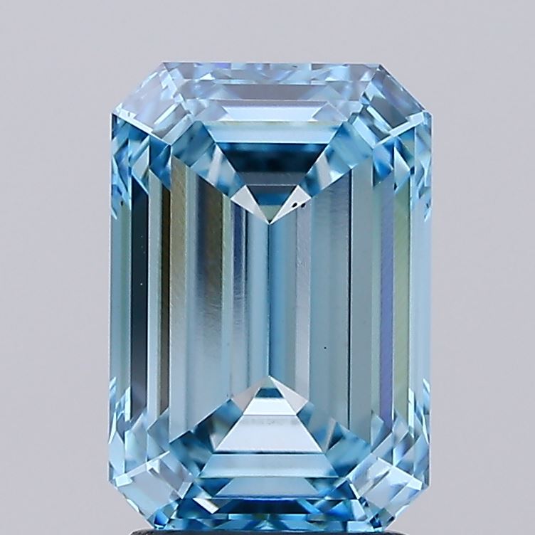 2.50ct Emerald lab grown diamond