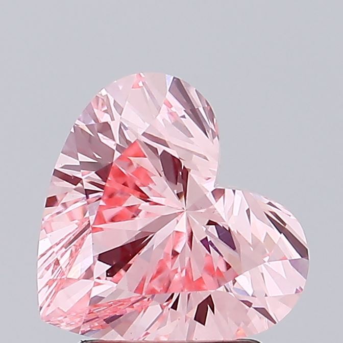 2.19ct Heart lab grown diamond