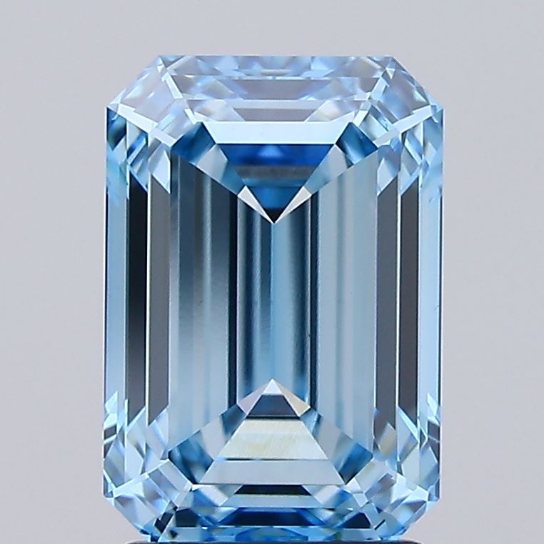 2.68ct Emerald lab grown diamond
