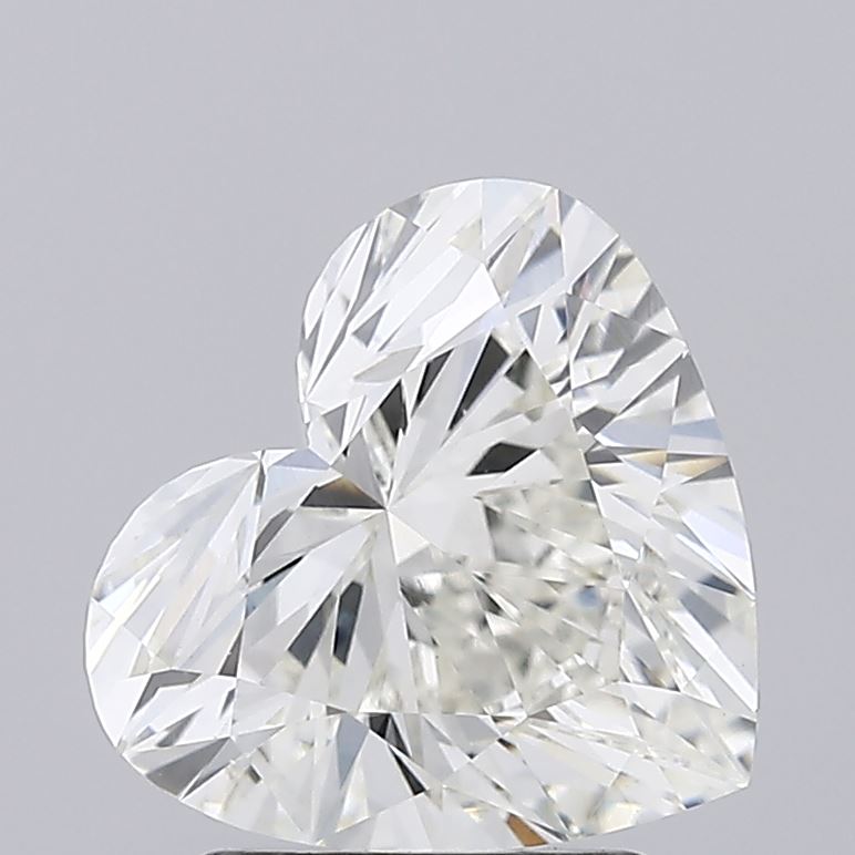 2.53ct Heart lab grown diamond