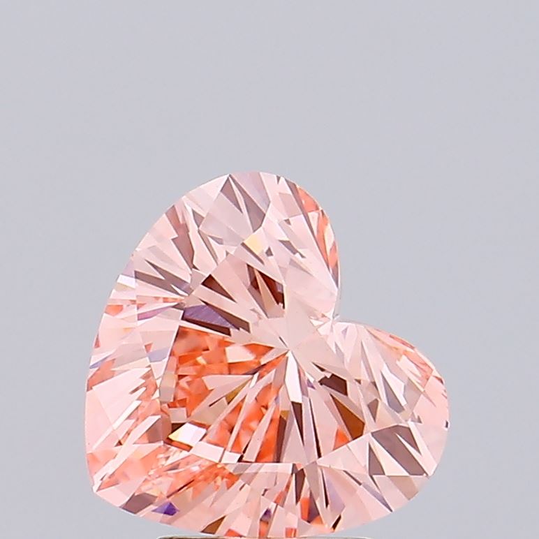 3.09ct Heart lab grown diamond