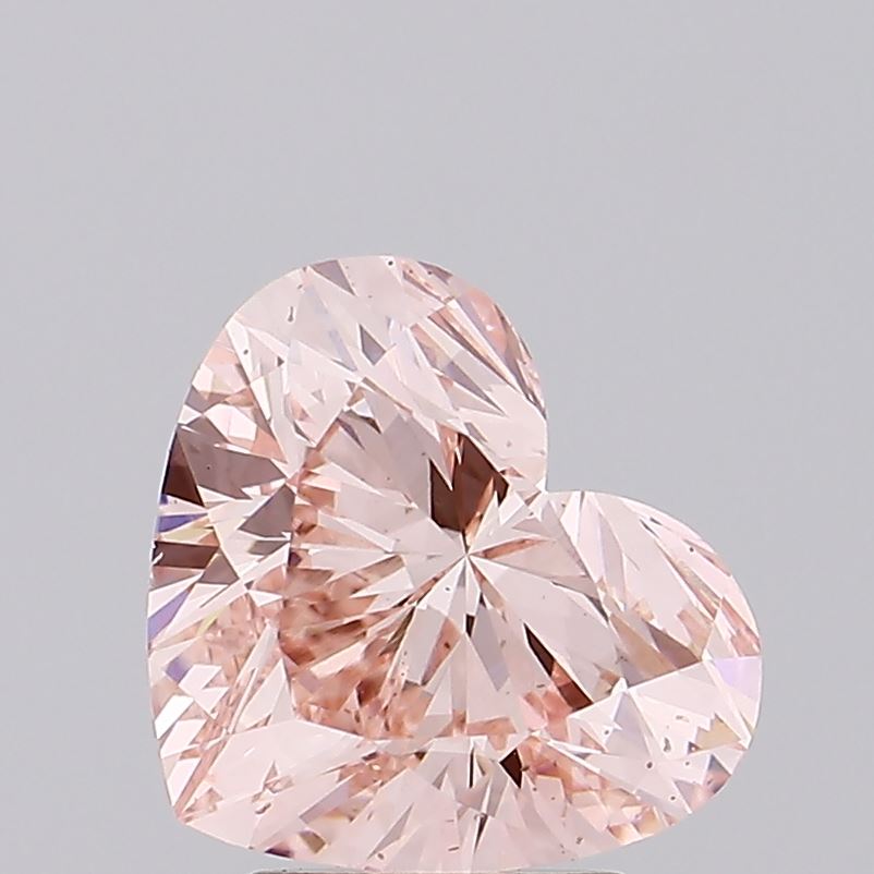 2.58ct Heart lab grown diamond