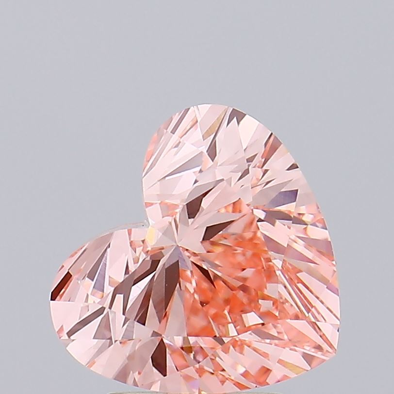 3.00ct Heart lab grown diamond