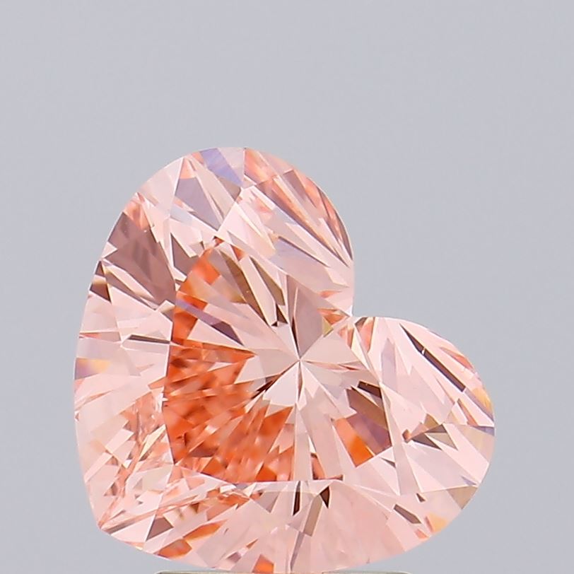 2.99ct Heart lab grown diamond