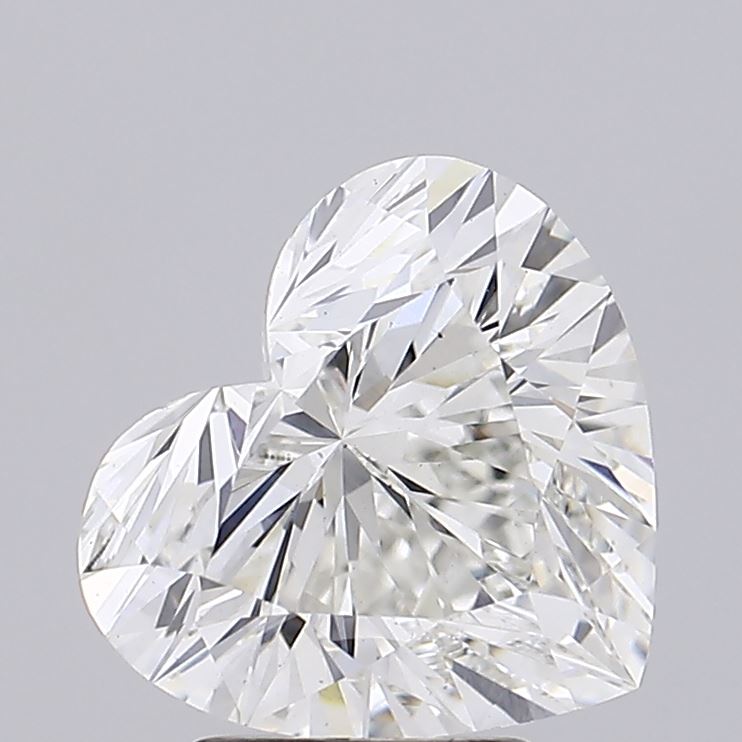 3.48ct Heart lab grown diamond