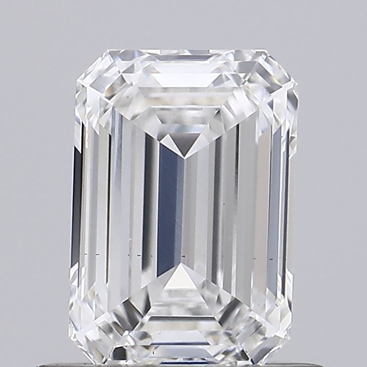 0.90ct Emerald lab grown diamond