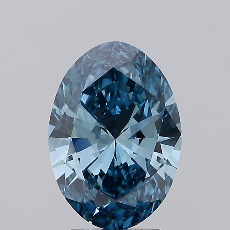 2.98ct Oval lab grown diamond