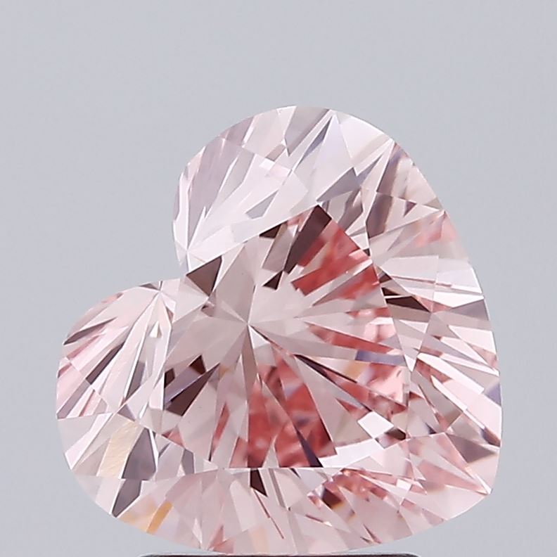 3.09ct Heart lab grown diamond