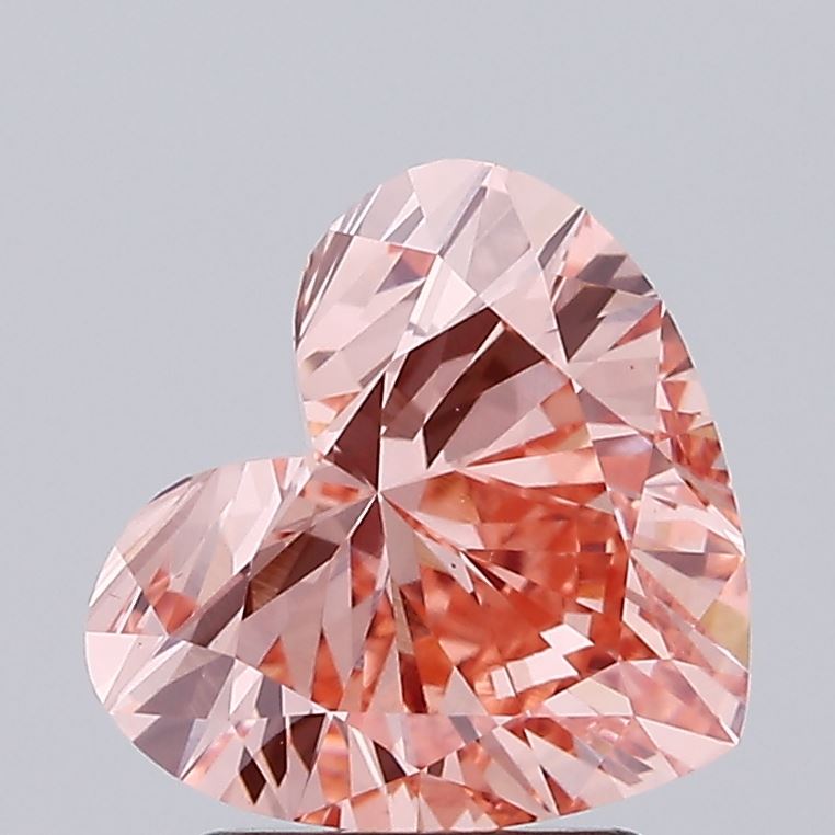 2.56ct Heart lab grown diamond