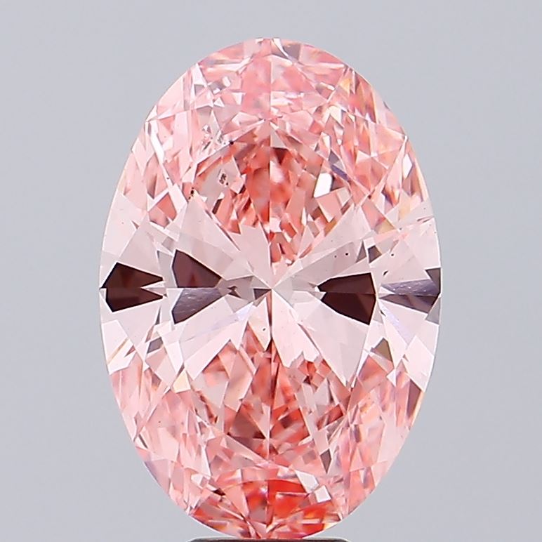 8.12ct Oval lab grown diamond
