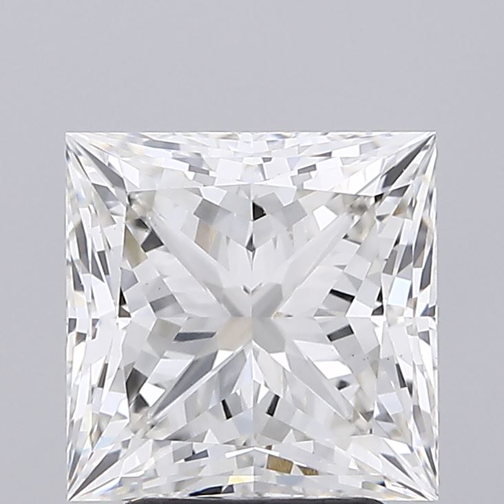 3.14ct Princess lab grown diamond