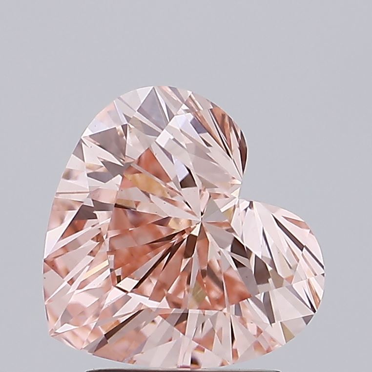 2.37ct Heart lab grown diamond