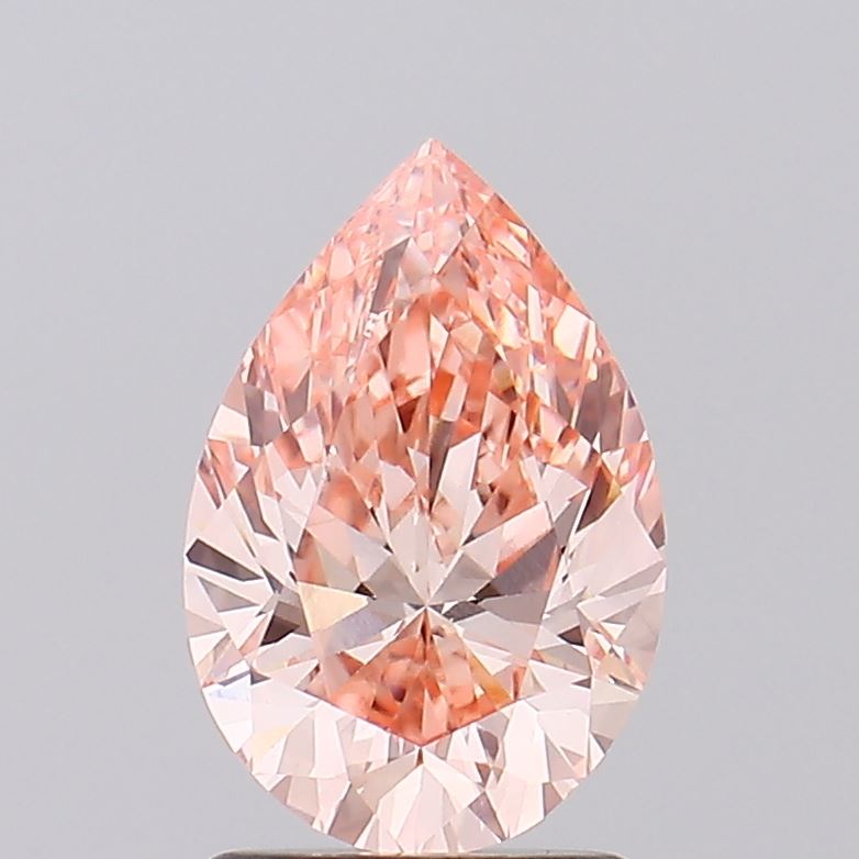 Pear 1.6 Fancy Pinkish Orange VS1