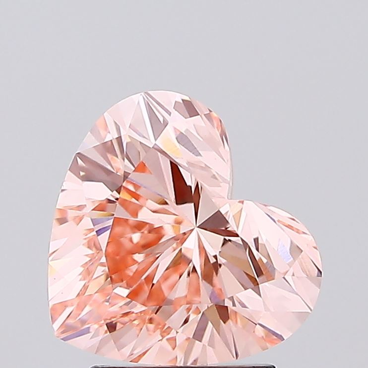 2.56ct Heart lab grown diamond