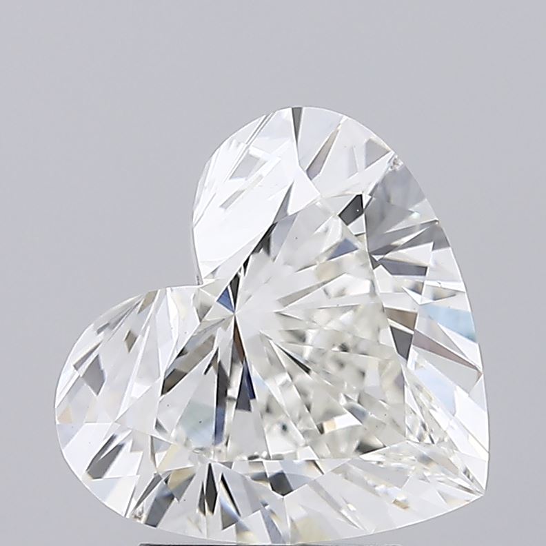 2.96ct Heart lab grown diamond