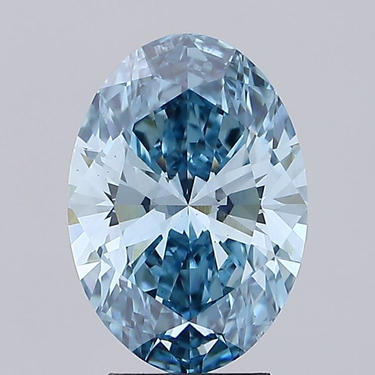 3.78ct Oval lab grown diamond