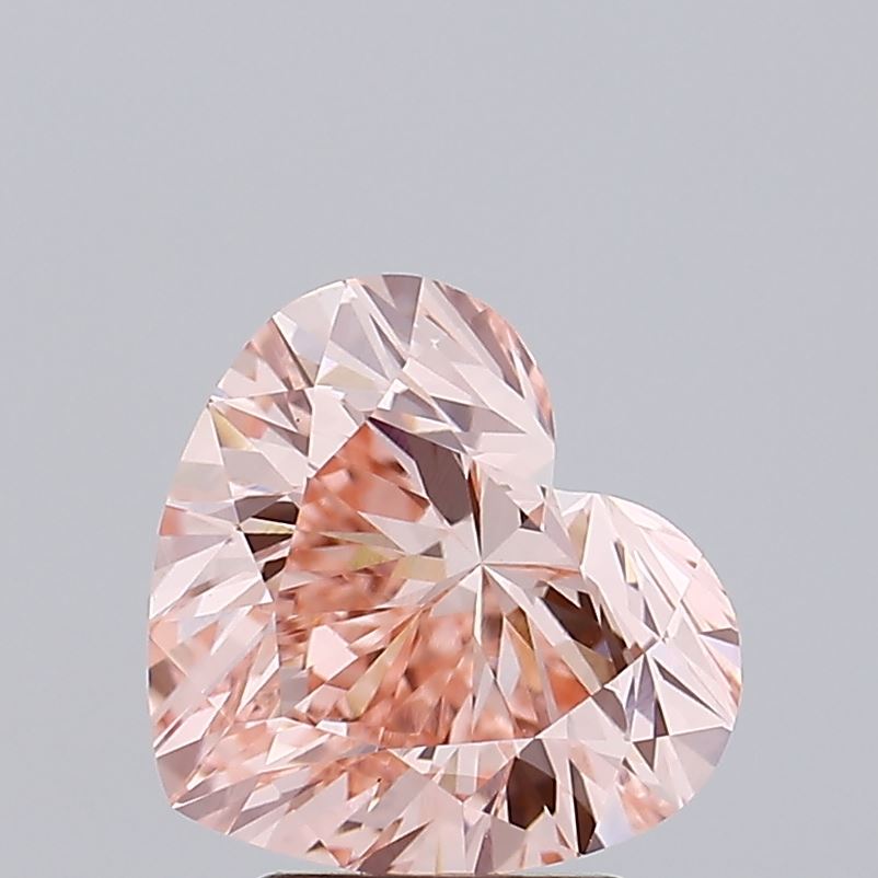 3.19ct Heart lab grown diamond