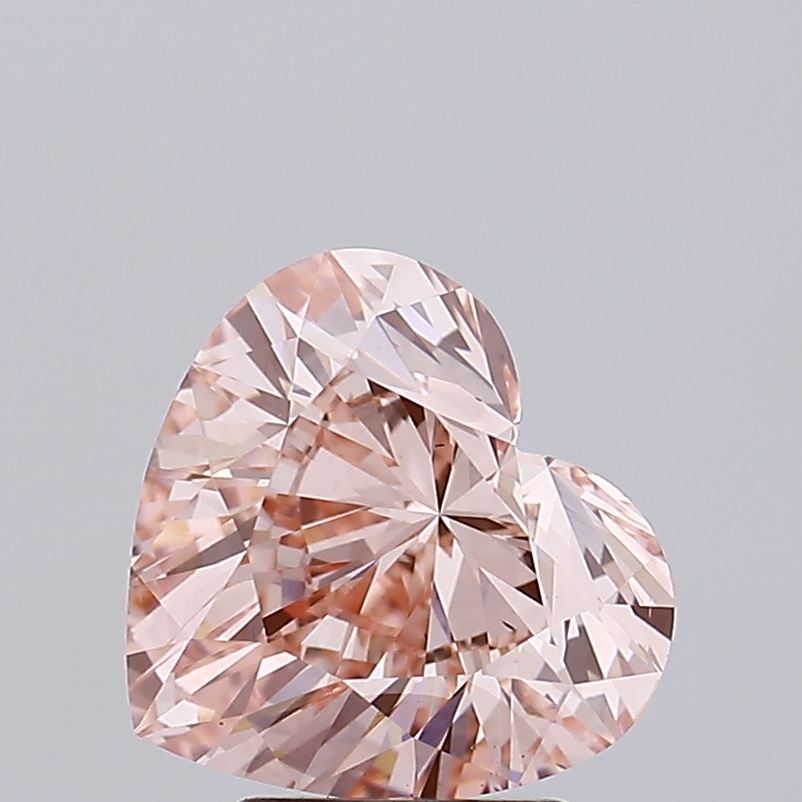 3.07ct Heart lab grown diamond