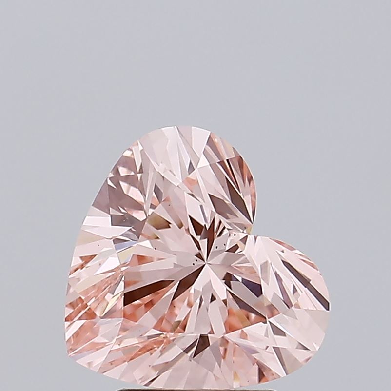 3.08ct Heart lab grown diamond