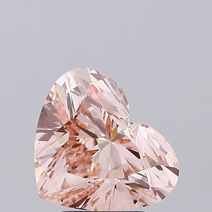 2.64ct Heart lab grown diamond