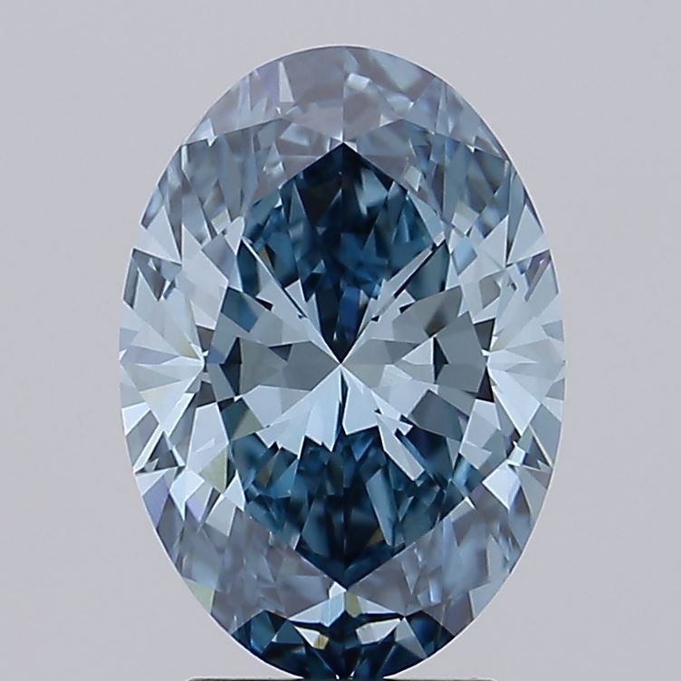 3.43ct Oval lab grown diamond