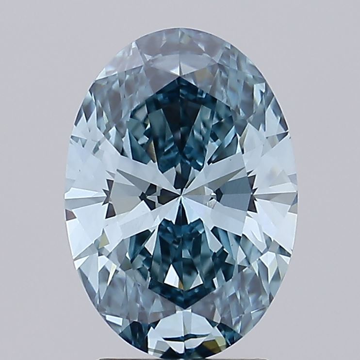 2.92ct Oval lab grown diamond