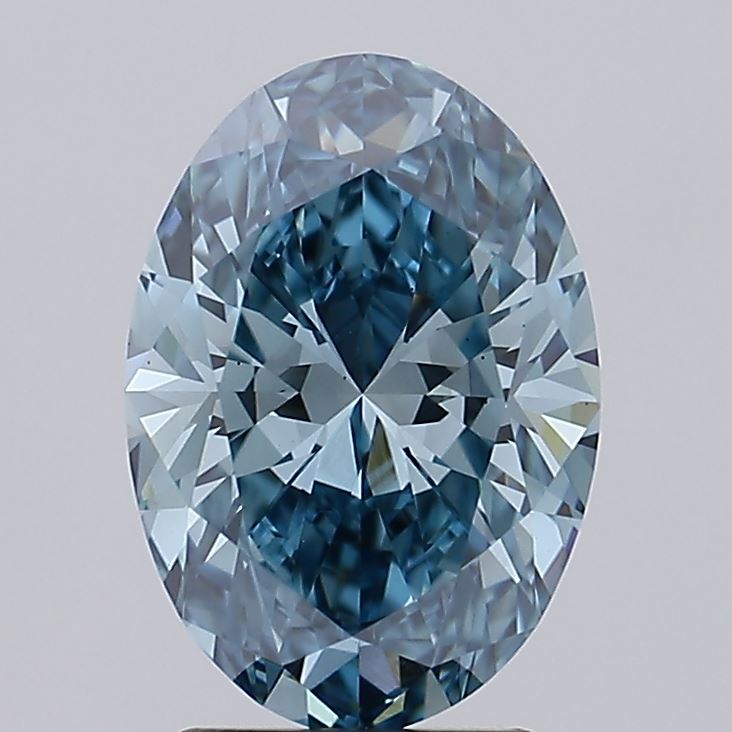 2.88ct Oval lab grown diamond