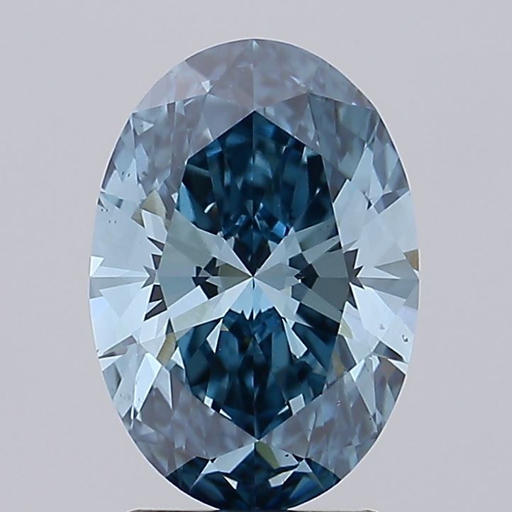 2.66ct Oval lab grown diamond
