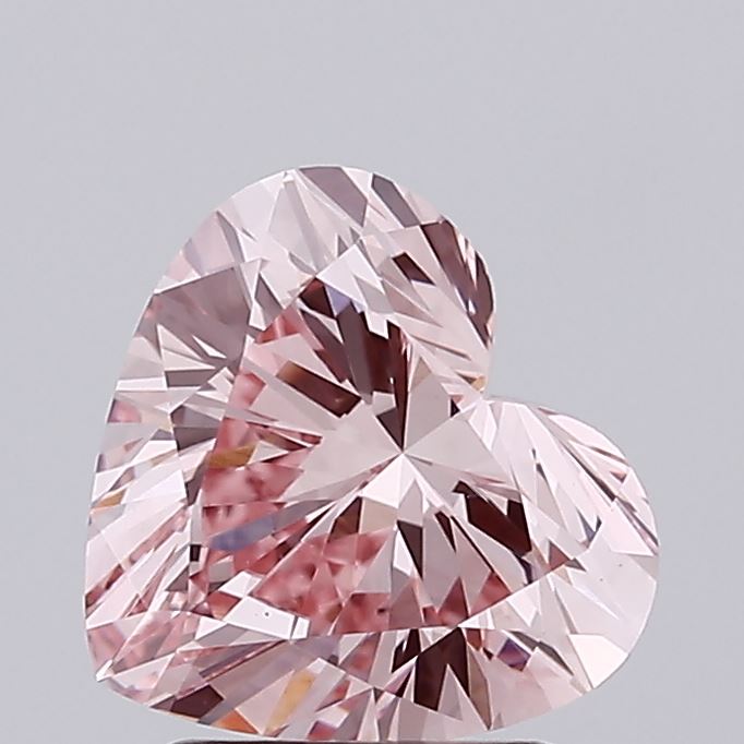 2.07ct Heart lab grown diamond