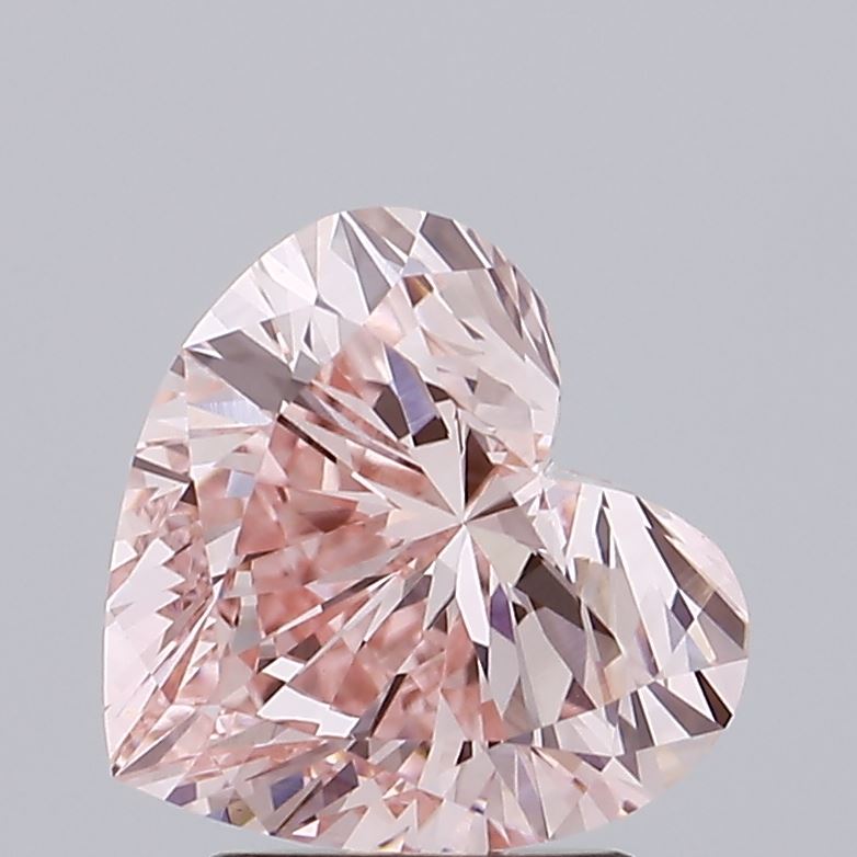 2.64ct Heart lab grown diamond