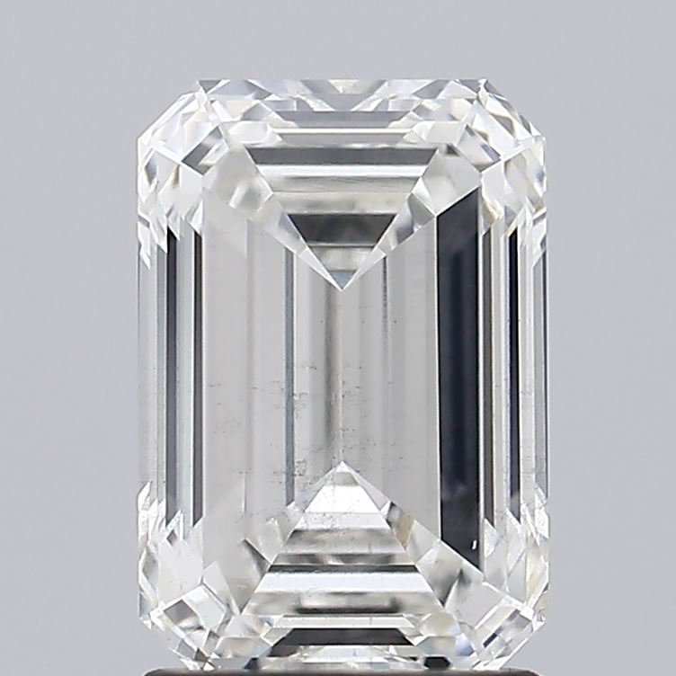 2.22ct Emerald lab grown diamond