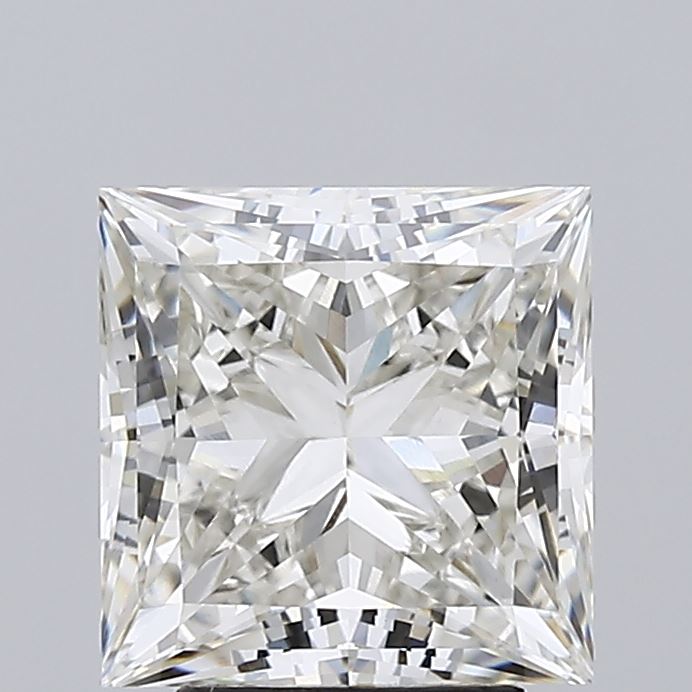 3.61 ct Princess lab grown diamond I VVS2