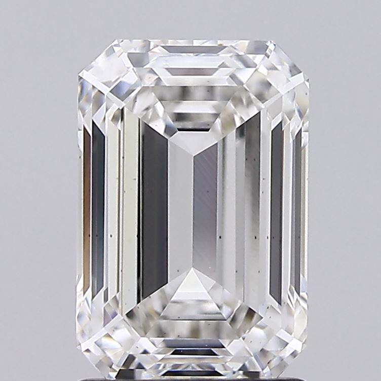 2.10ct Emerald lab grown diamond