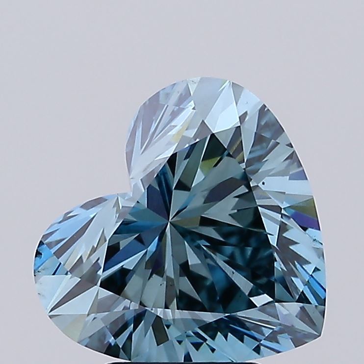 3.71ct Heart lab grown diamond