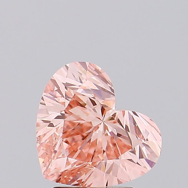 2.64ct Heart lab grown diamond