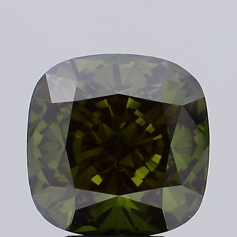 4.13ct Cushion lab grown diamond