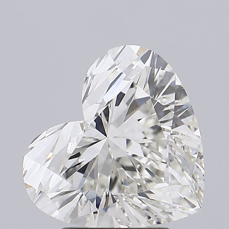 3.07ct Heart lab grown diamond