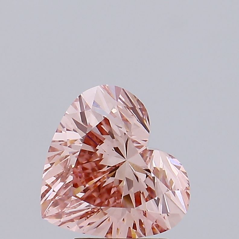 2.76ct Heart lab grown diamond