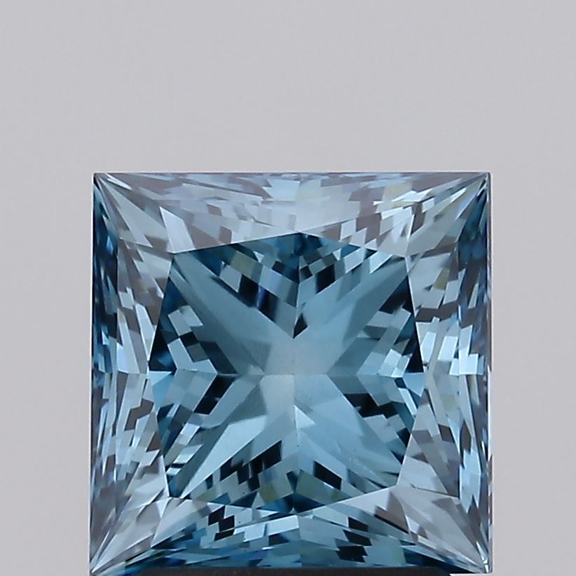 2.50ct Princess lab grown diamond