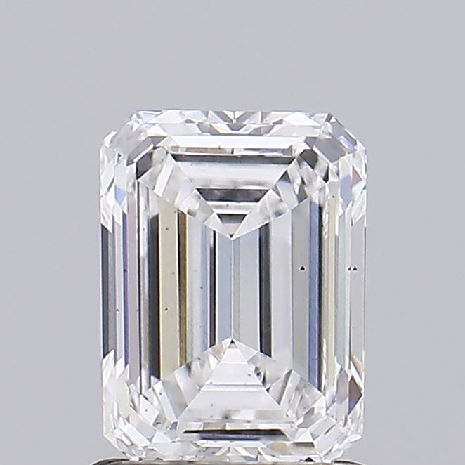 0.91ct Emerald lab grown diamond