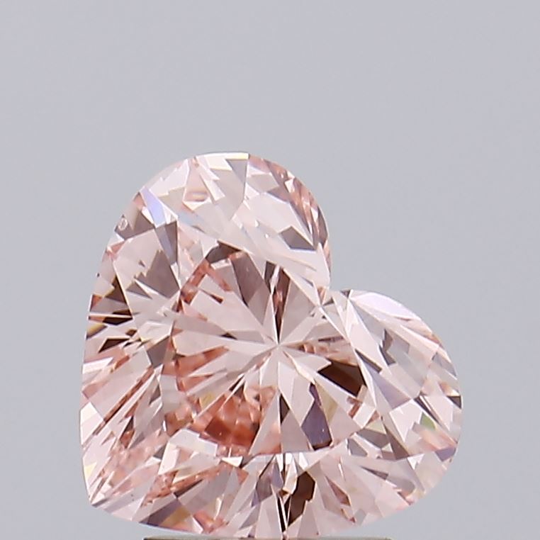 2.97ct Heart lab grown diamond