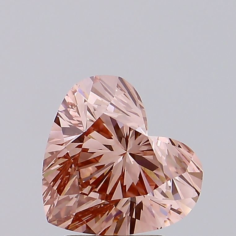 2.96ct Heart lab grown diamond