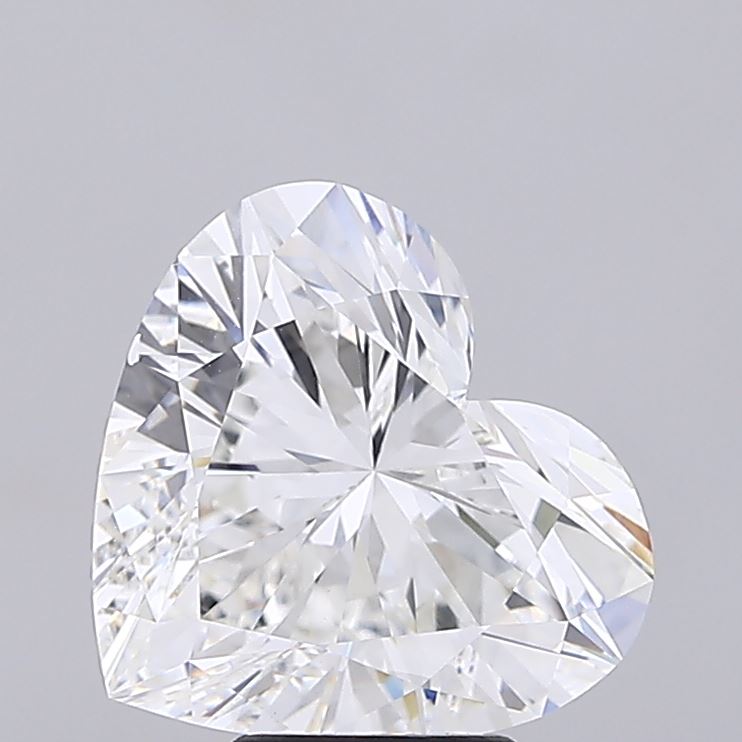 5.58 Carat Heart Brilliant Cut Laboratory Grown Diamond