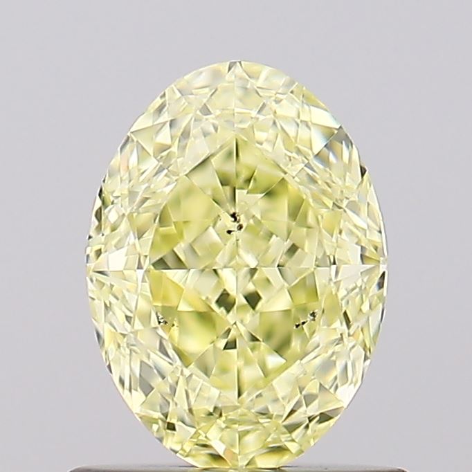 1.01ct Fancy Yellow Oval Natural Diamond