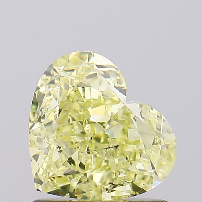 1.3ct Fancy Yellow Heart Natural Diamond