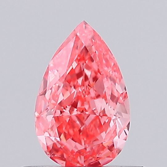 0.4ct Pear Fancy Vivid Pink VVS2